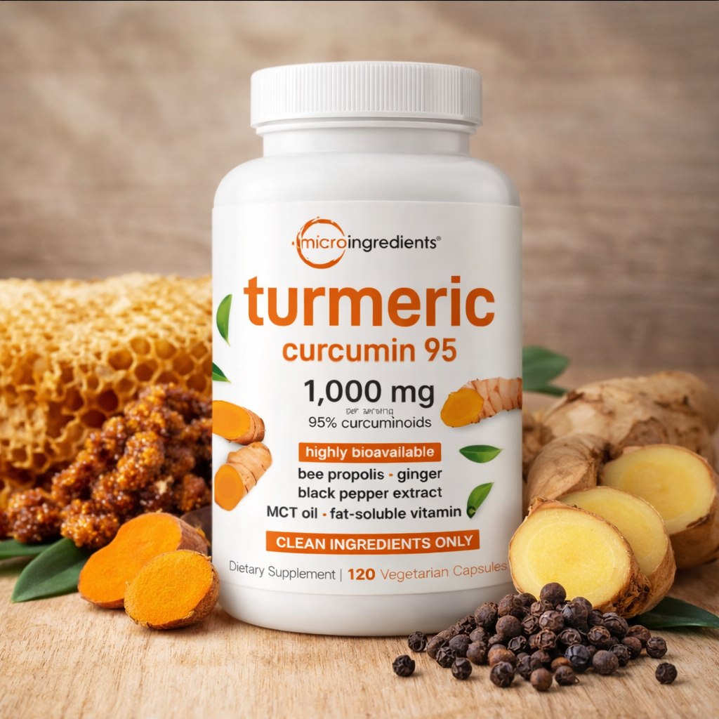 Fórmula avanzada de Cúrcuma + Curcumina 95% con alta absorción