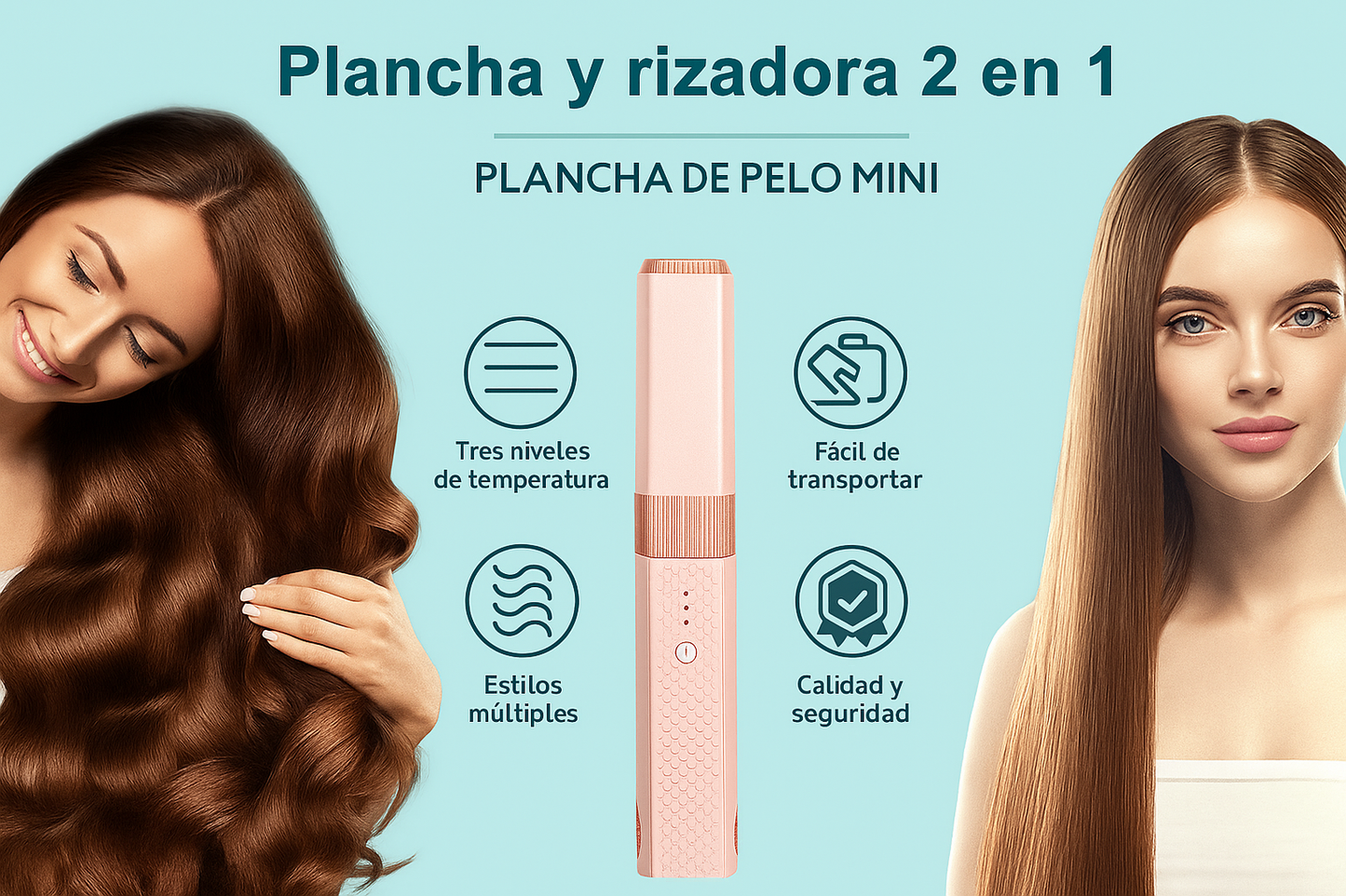 Mini Plancha Inalámbrica