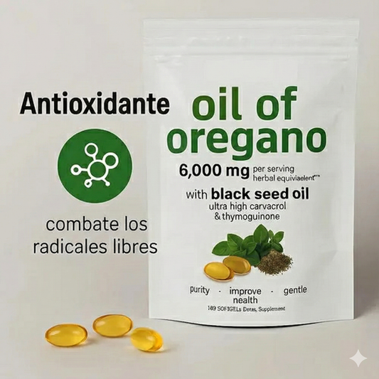 Refuerza tus defensas naturalmente — Aceite de Orégano Premium + Acción Antioxidante